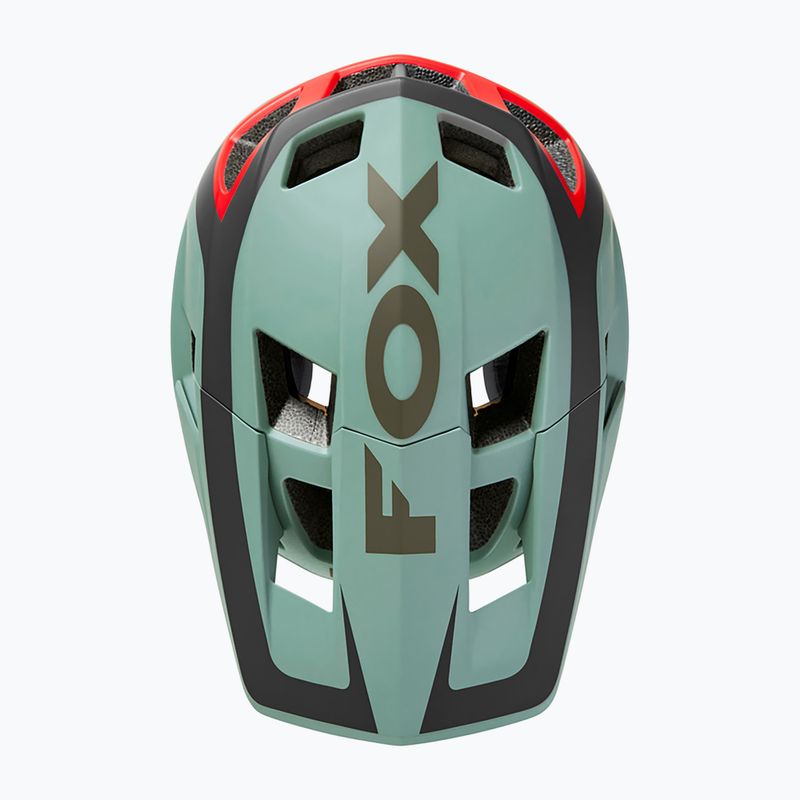 Fox Racing Dropframe Pro Dvide Fahrradhelm grün 29396_341 9