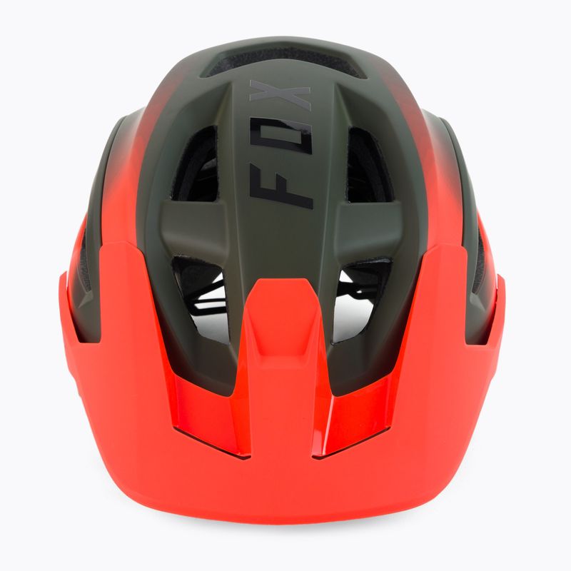 FOX Speedframe Pro Fade grün-orange Fahrradhelm 29463_099_L 2