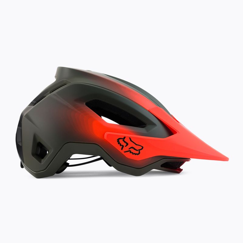 FOX Speedframe Pro Fade grün-orange Fahrradhelm 29463_099_L 3