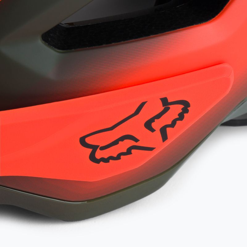 FOX Speedframe Pro Fade grün-orange Fahrradhelm 29463_099_L 7
