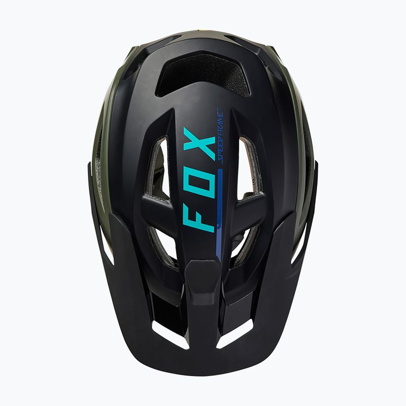 Fox Racing Speedframe Pro Blocked Fahrradhelm schwarz-grün 29414_532 9