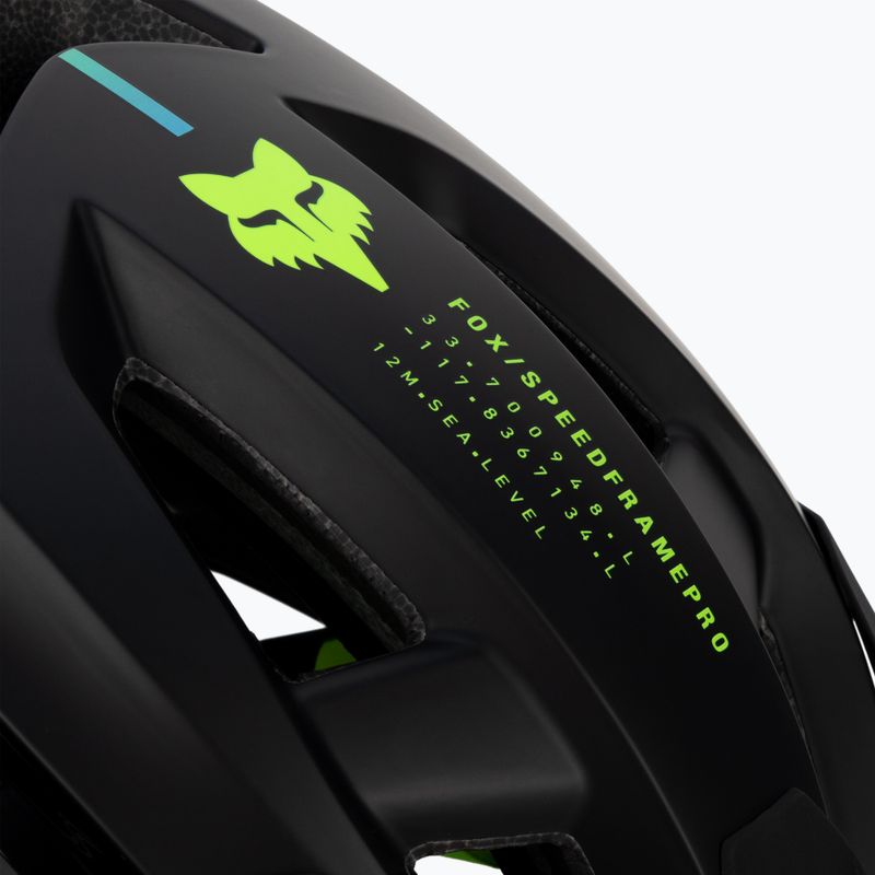 Fahrradhelm Fox Racing Speedframe Pro Lunar schwarz 29881-1 9