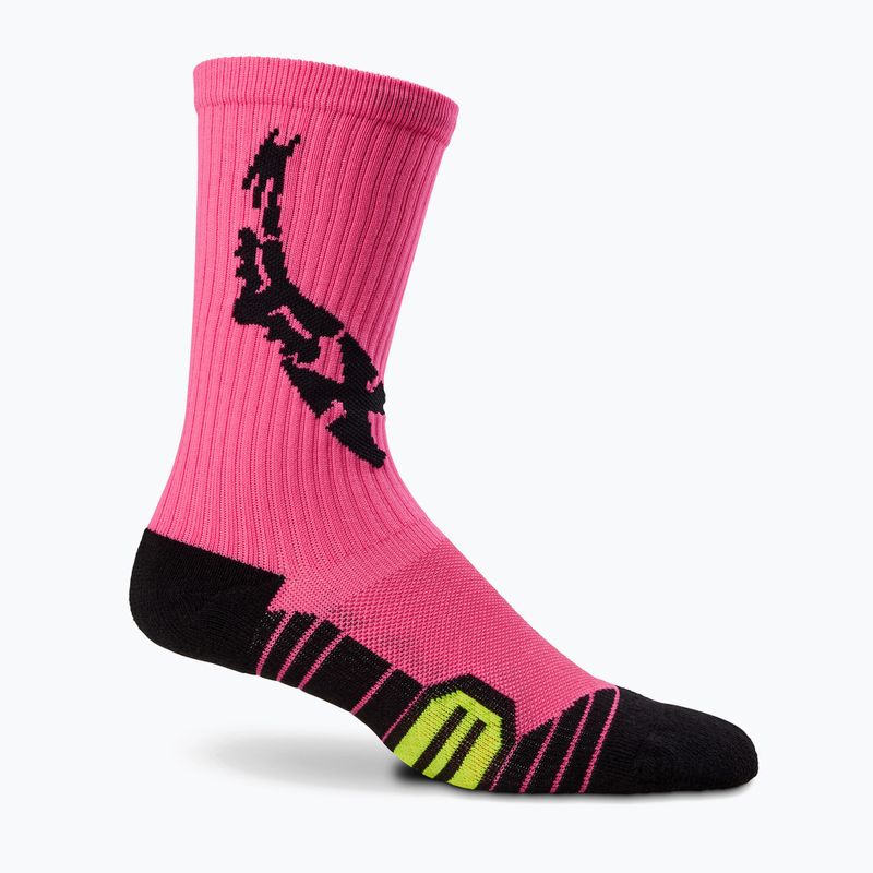 Fahrradsocken damskie Fox Racing 8" Ranger Cushion Lunar rosa 29925_17_OS 6