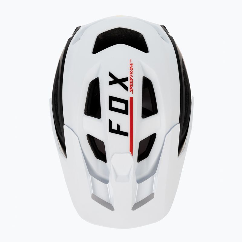 Fahrradhelm Fox Racing Speedframe Pro Blocked schwarz-weiß 29414_58 6
