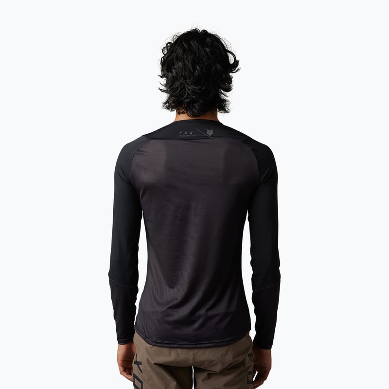 Herren Radfahren Longsleeve Fox Racing Flexair Ascent schwarz 2