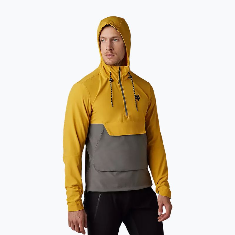 Herren Radjacke Fox Racing Ranger Wind Pullover gelb-grau 31038_496 7