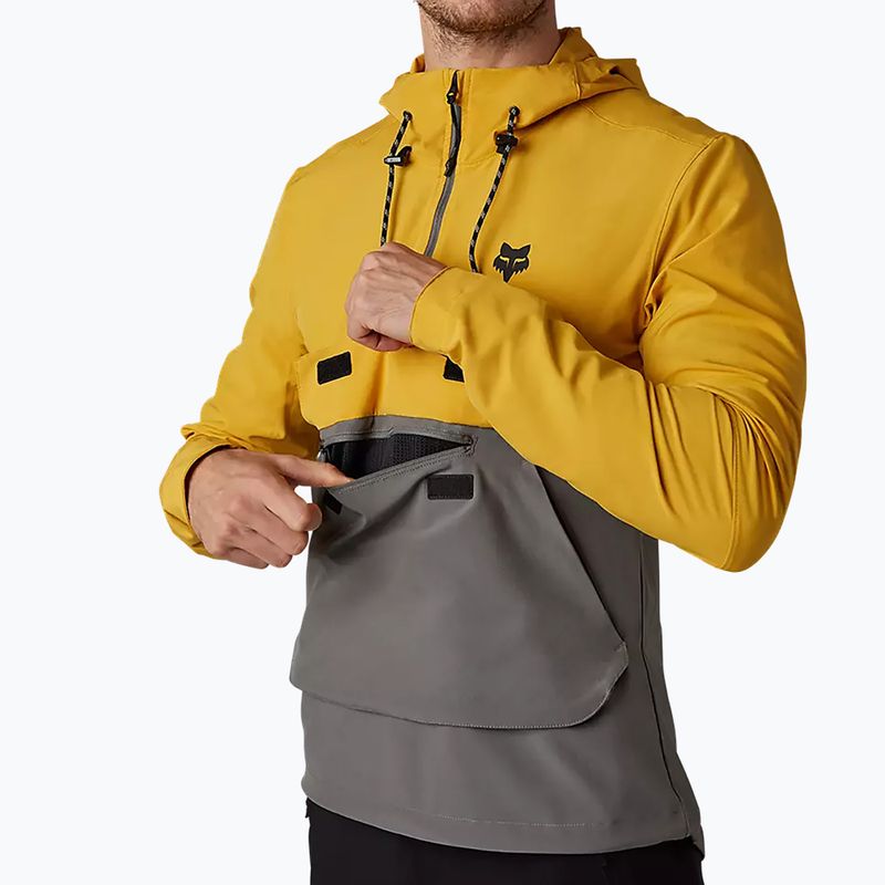 Herren Radjacke Fox Racing Ranger Wind Pullover gelb-grau 31038_496 8