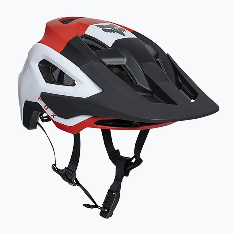 Fahrradhelm Fox Racing Speedframe Pro Klif fluorescent red