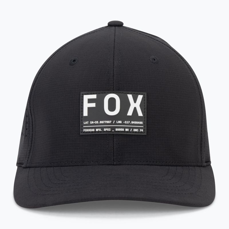 Herren Fox Racing Non Stop Tech Flexfit Baseballkappe schwarz 2