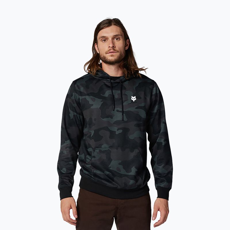 Hoodie Sweatshirt Fox Racing Fox Head Camo black camo
