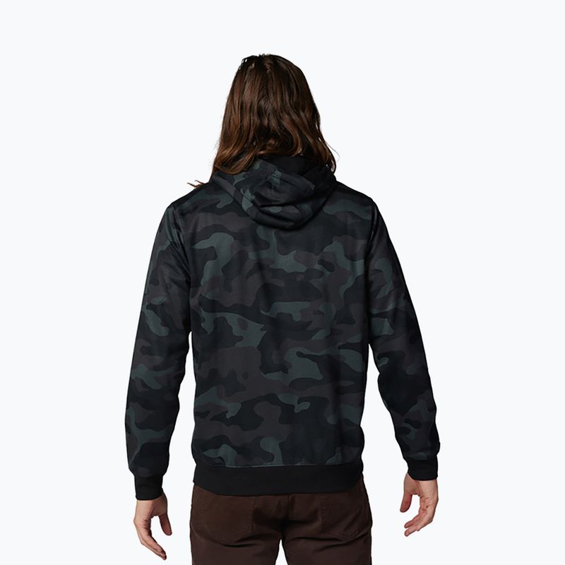 Hoodie Sweatshirt Fox Racing Fox Head Camo black camo 2