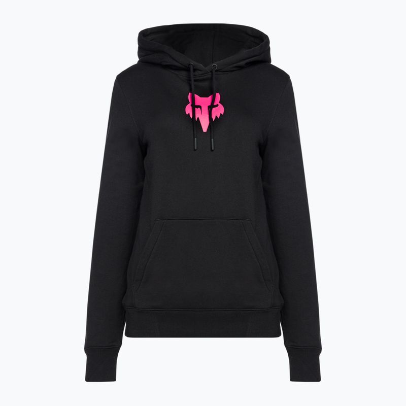 Damen Radfahren Sweatshirt Fox Racing Head schwarz/rosa 4