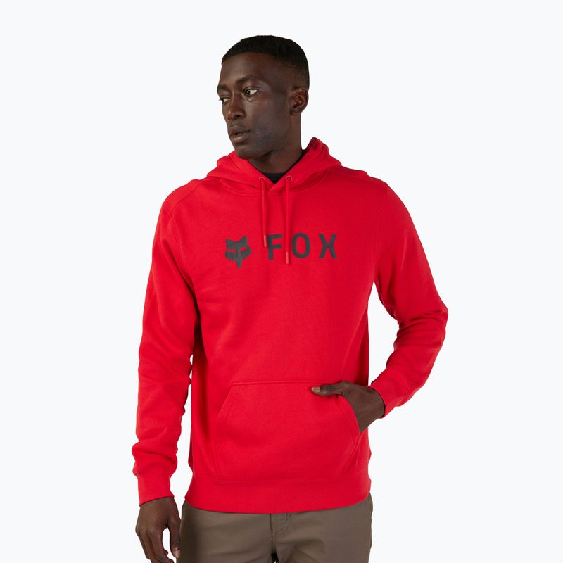 Herren Radfahren Sweatshirt Fox Racing Absolute Flamme rot