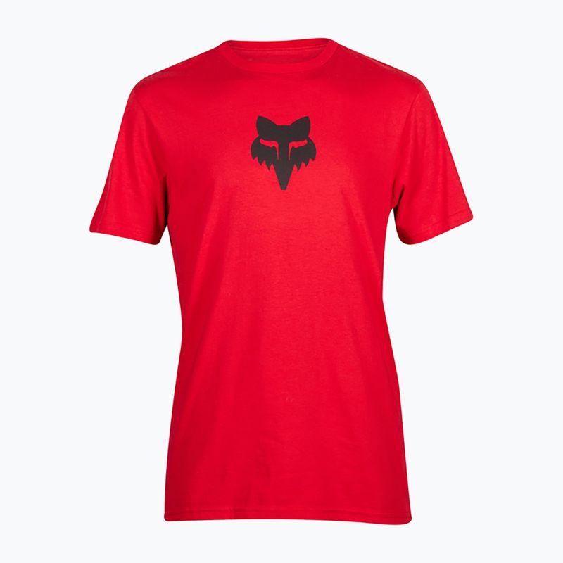 Herren Fox Racing Fox Head Flamme rot t-shirt 3