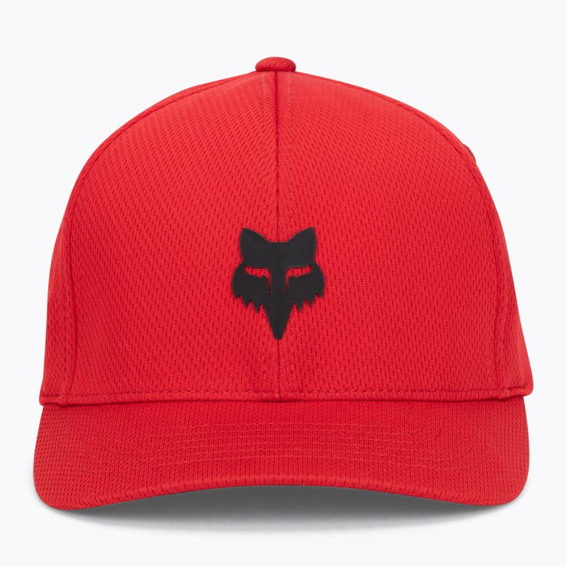 Herren Fox Racing Fox Head Tech Flexfit Hut Flamme rot 2