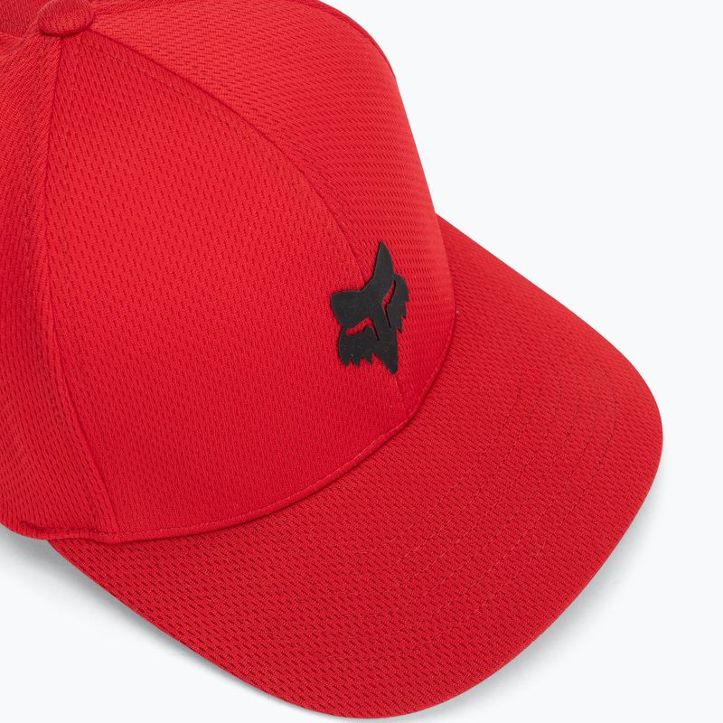 Herren Fox Racing Fox Head Tech Flexfit Hut Flamme rot