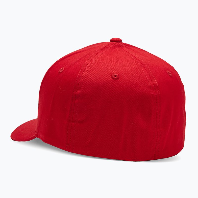 Basecap Fox Racing Fox Head Flexfit flame red 2