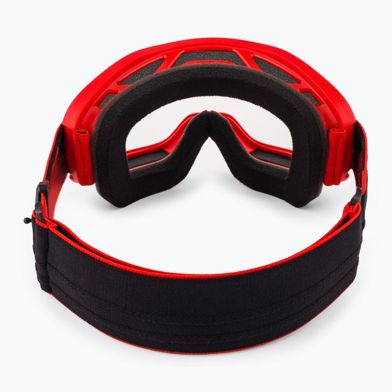 Fox Racing Main Core fluoreszierende rote Fahrradbrille