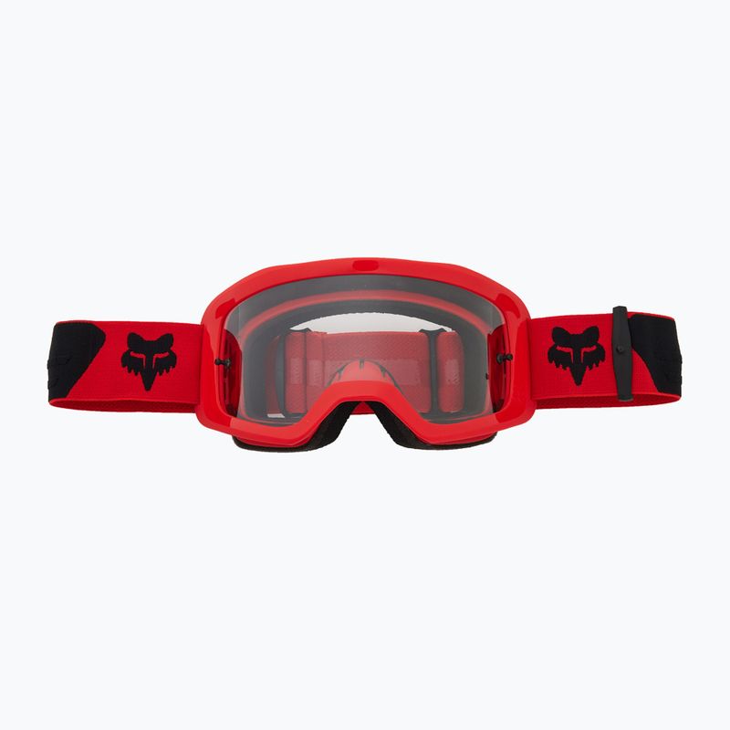 Fox Racing Main Core fluoreszierende rote Fahrradbrille