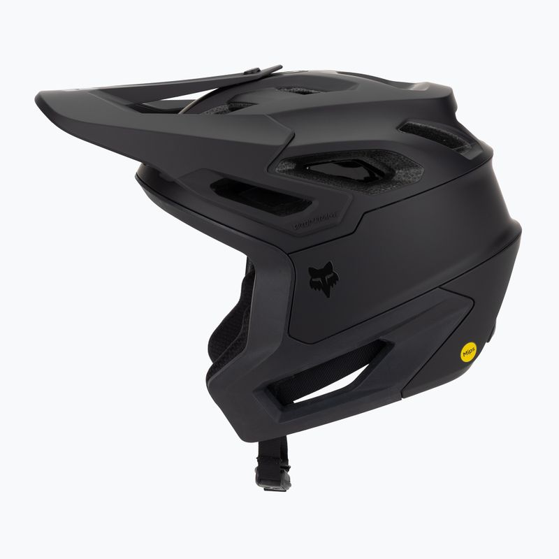 Fox Racing Droframe Pro mattschwarzer Fahrradhelm 3