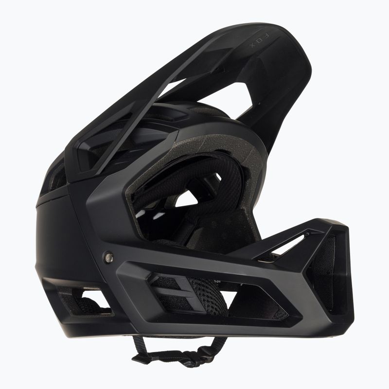 Fox Racing Proframe mattschwarzer Fahrradhelm