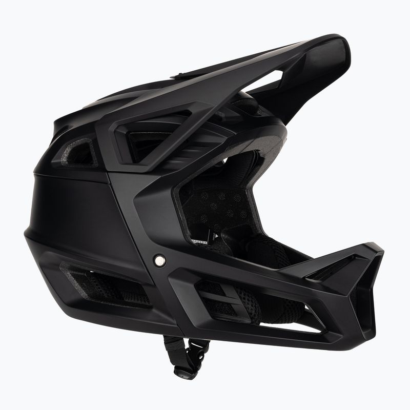 Fox Racing Proframe Jr mattschwarzer Kinderfahrradhelm