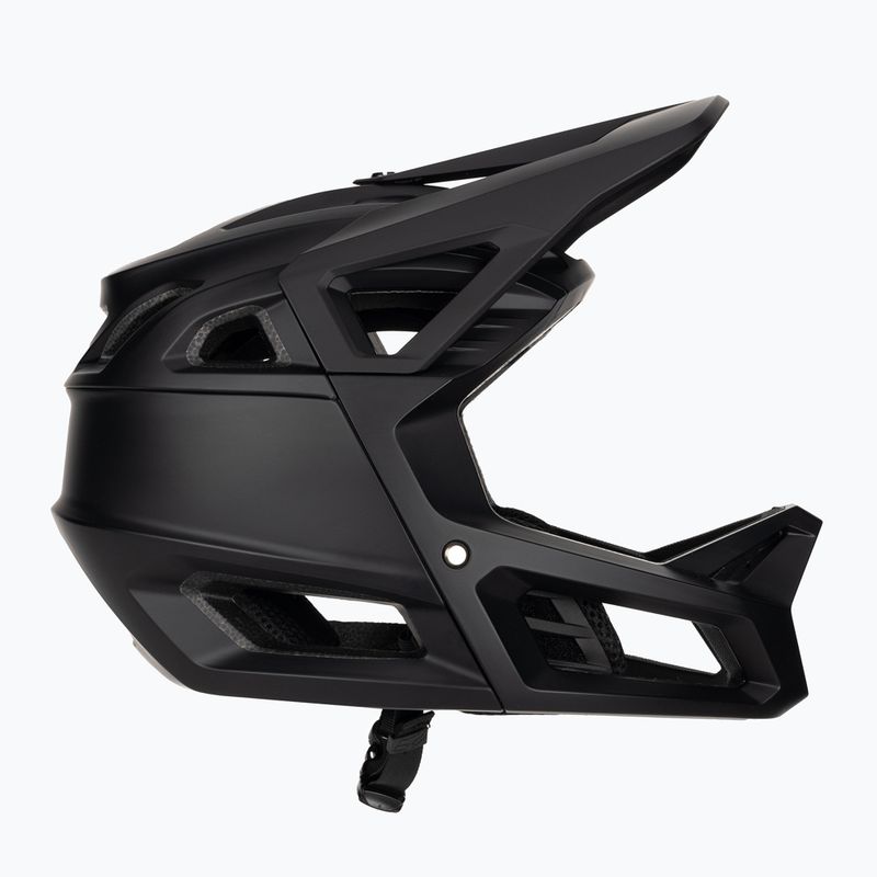 Fox Racing Proframe Jr mattschwarzer Kinderfahrradhelm 4