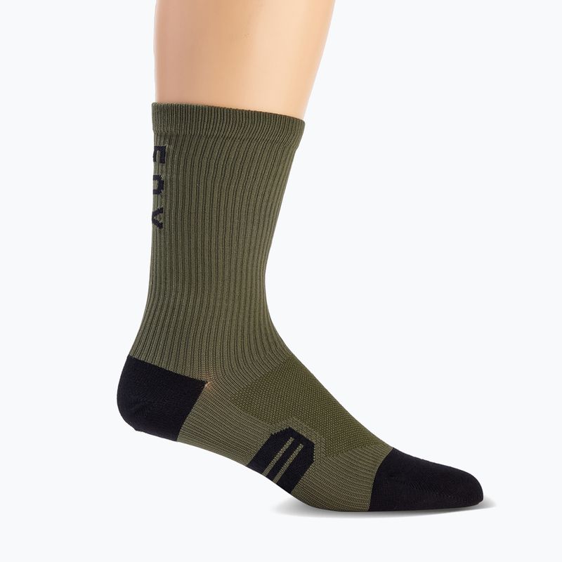 Fox Racing 8 Ranger olivgrün Fahrradsocken 2