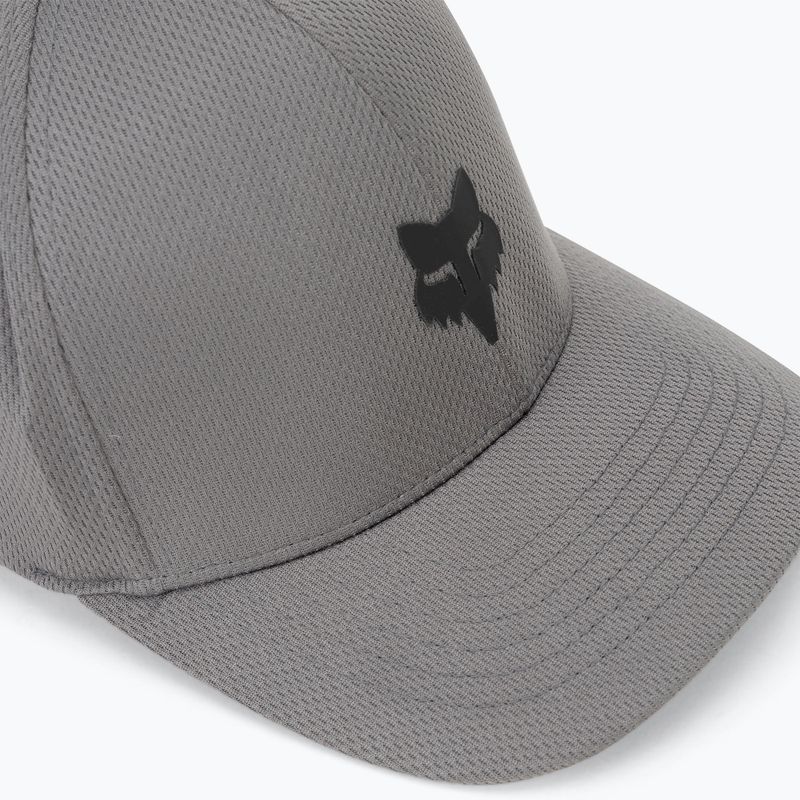 Herren Fox Racing Fox Head Tech Flexfit Hut stahlgrau
