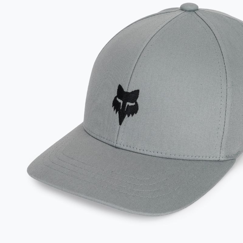 Kinder-Basecap Fox Racing Fox Head 110 Snapback Jr steel grey 3