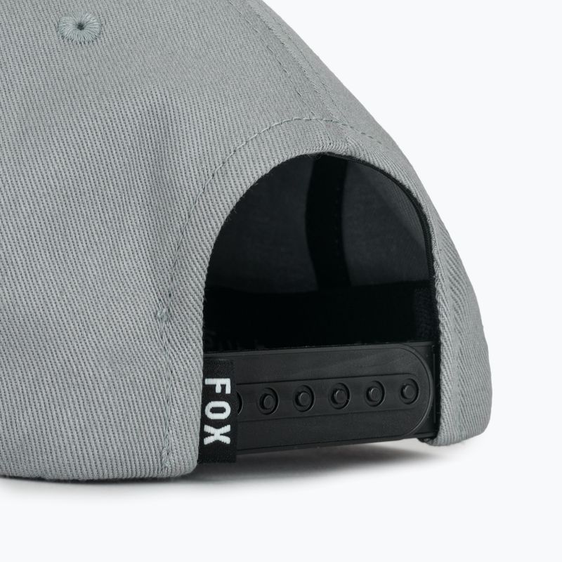Kinder-Basecap Fox Racing Fox Head 110 Snapback Jr steel grey 4