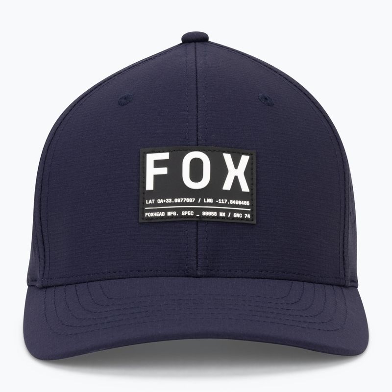 Herren Fox Racing Non Stop Tech Flexfit Baseballkappe Mitternacht 2