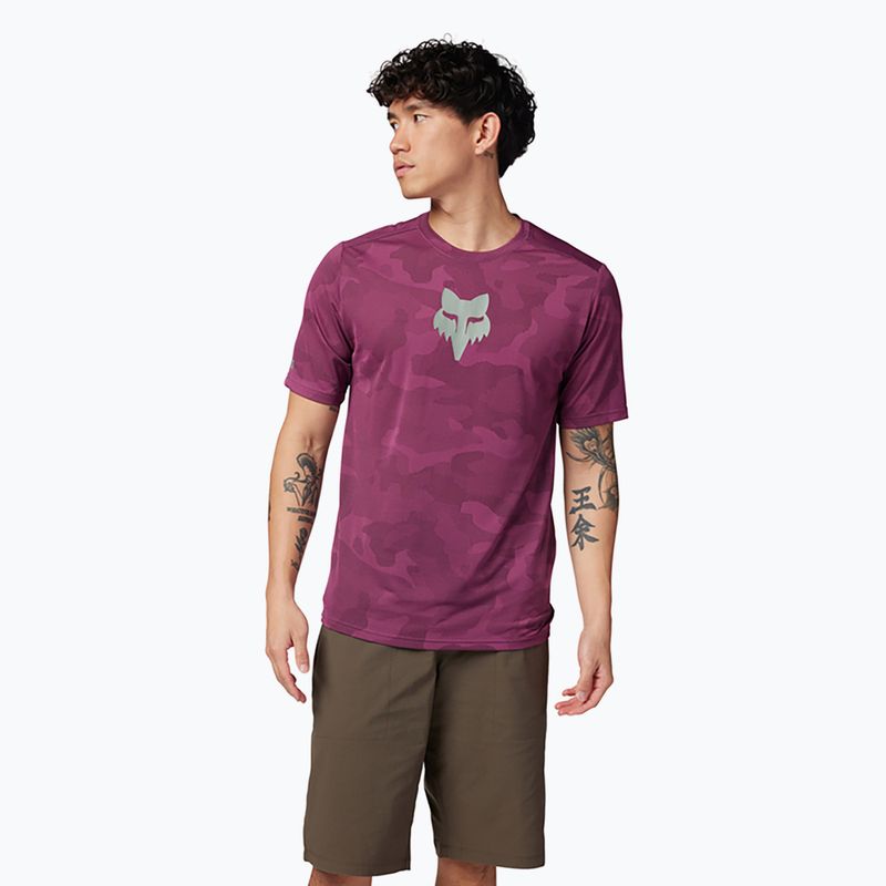 Herren Radtrikot Fox Racing Ranger Tru Dri sangria