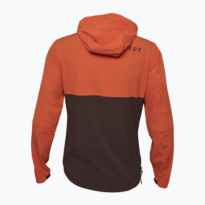 Herren Fahrradjacke Fox Racing Ranger Wind Pullover atomic orange 5