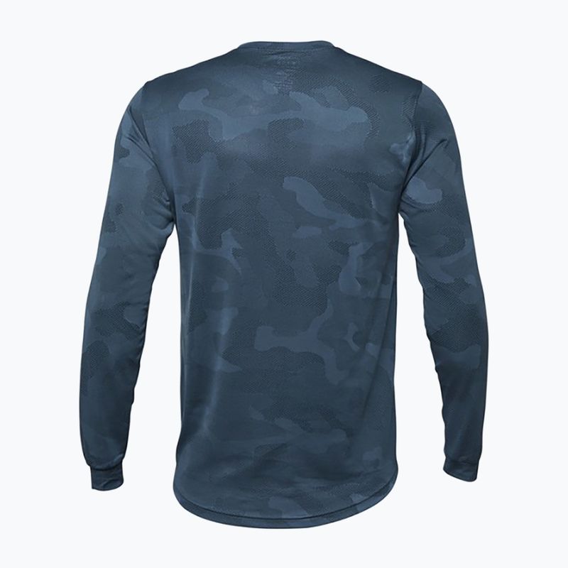 Herren Radfahren Longsleeve Fox Racing Ranger Tru Dri dunkel Vintage blau 2
