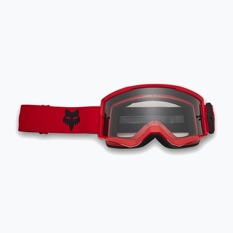 Fahrradbrille Fox Racing Main Core fluorescent red/clear