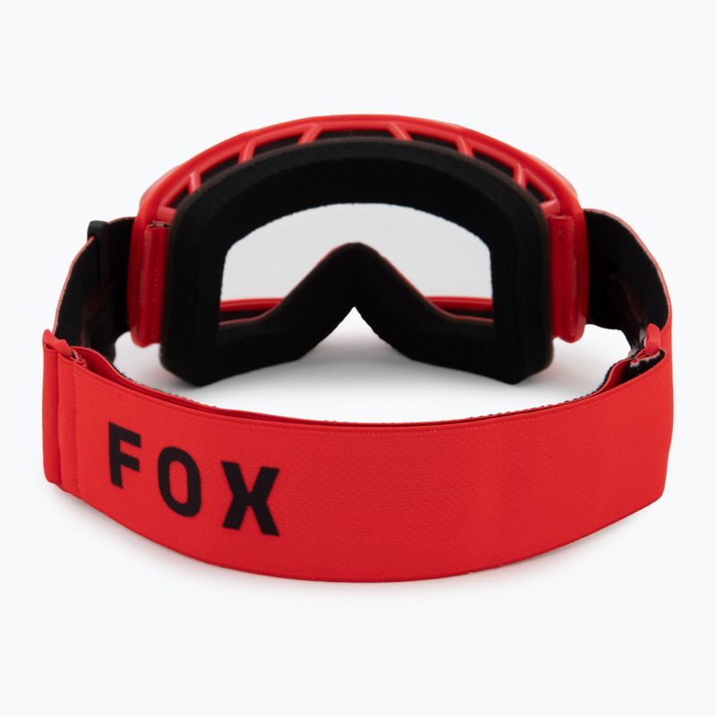 Fox Racing Main Core Jr fluoreszierend rot/klar Kinder Radbrille 3