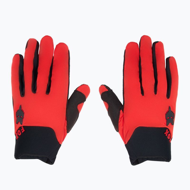 Fahrrad Handschuhe Herren Fox Racing Defend Wind Offroad fluorescent red 2