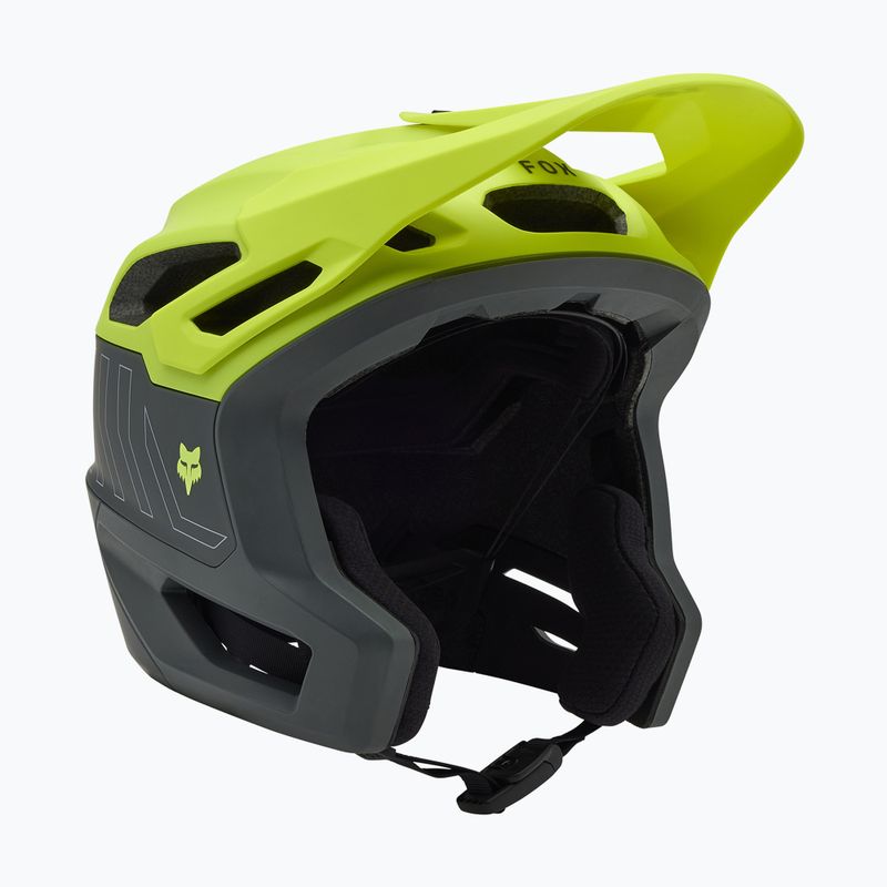 Fox Racing Dropframe Pro Runn fluoreszierend gelb Fahrradhelm