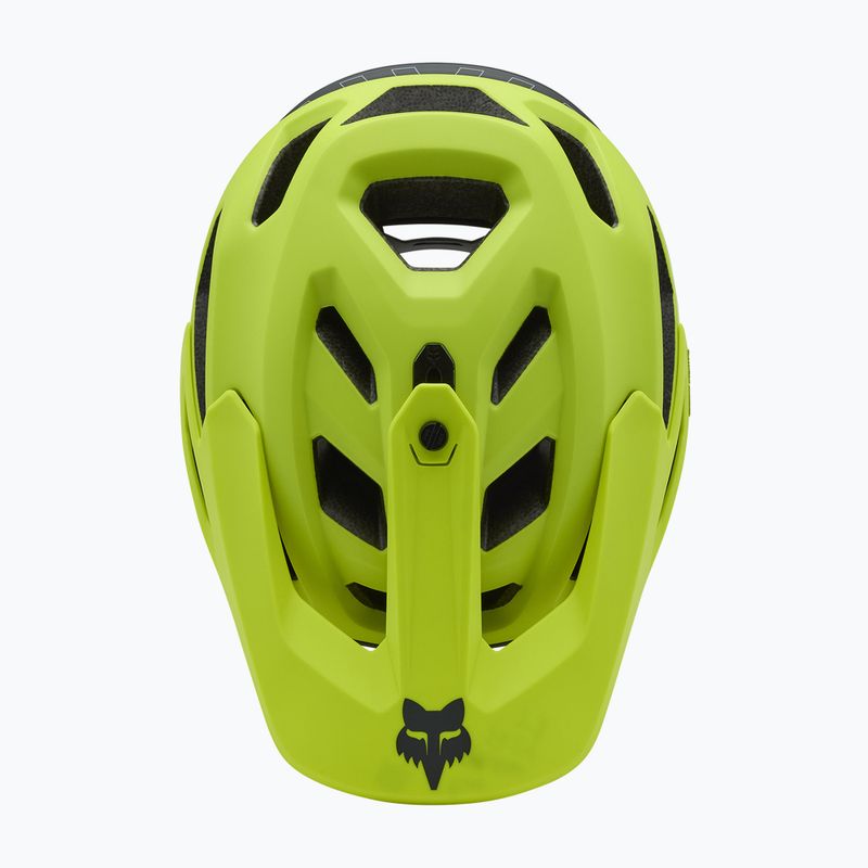 Fox Racing Dropframe Pro Runn fluoreszierend gelb Fahrradhelm 5