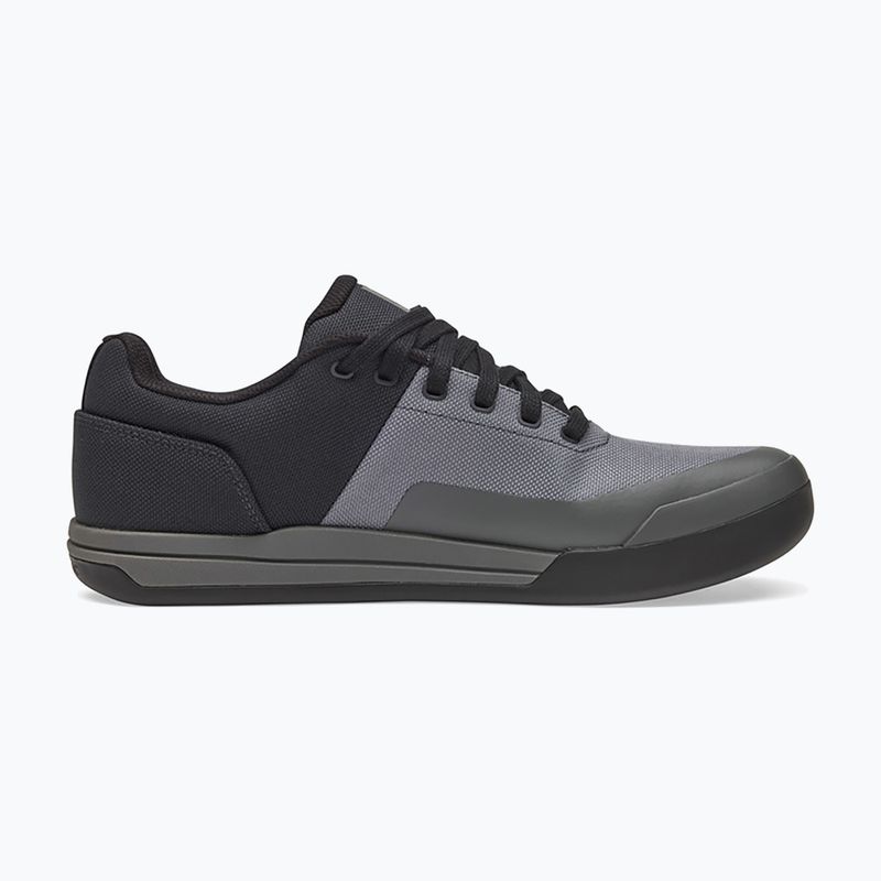 Männer Plattform Radfahren Schuhe Fox Racing Union Canvas dunklen Schatten grau 2