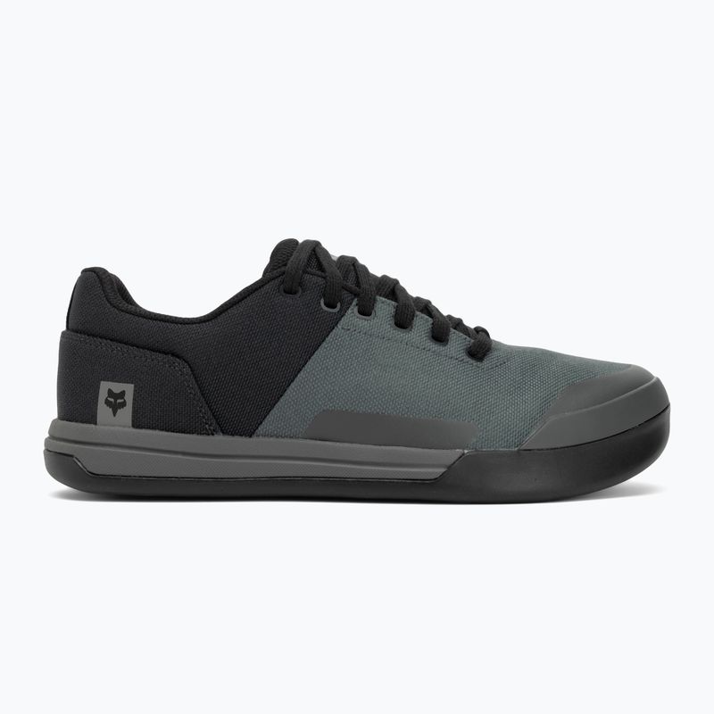 Männer Plattform Radfahren Schuhe Fox Racing Union Canvas dunklen Schatten grau 2