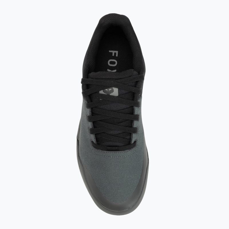 Männer Plattform Radfahren Schuhe Fox Racing Union Canvas dunklen Schatten grau 5
