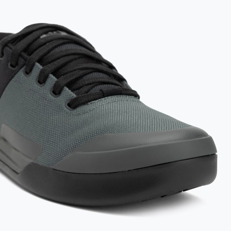 Männer Plattform Radfahren Schuhe Fox Racing Union Canvas dunklen Schatten grau 7