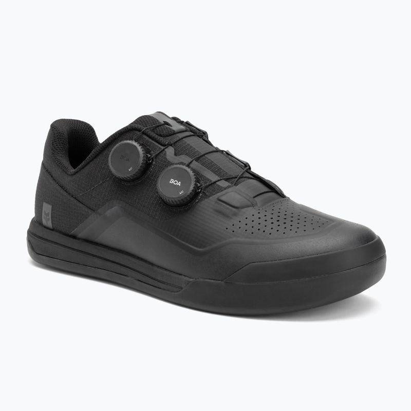 Herren Plateau Radschuhe Fox Racing Union BOA Flach schwarz