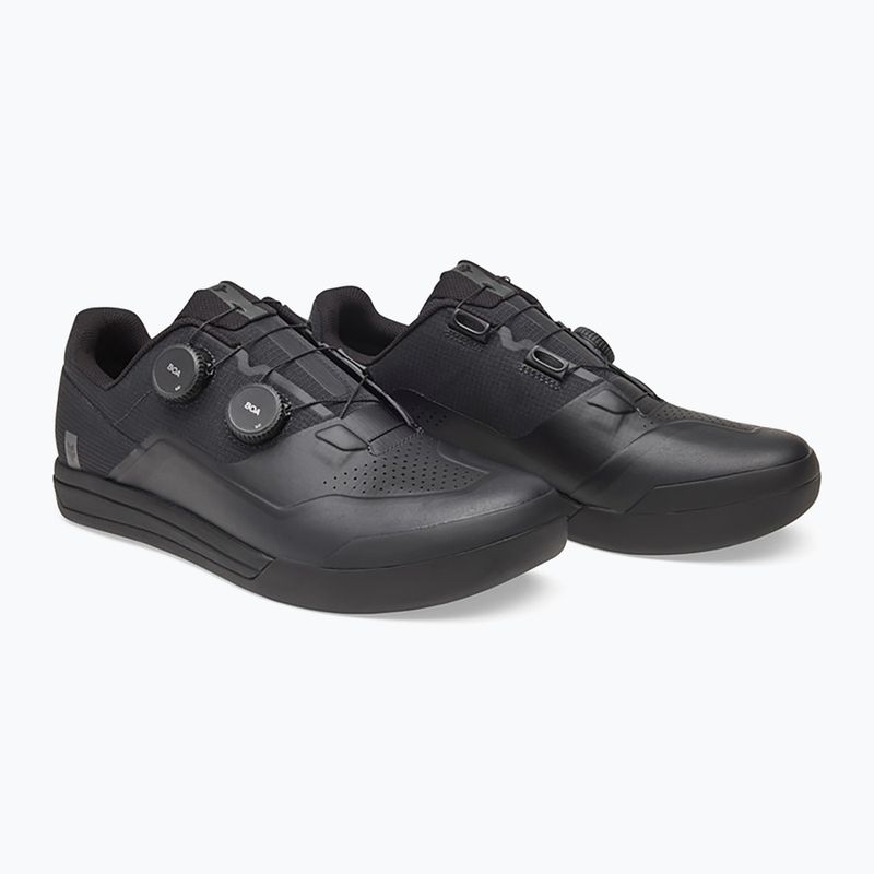 Herren Plateau Radschuhe Fox Racing Union BOA Flach schwarz 10
