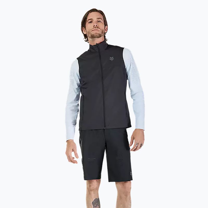 Herren Radweste Fox Racing Ranger Wind schwarz
