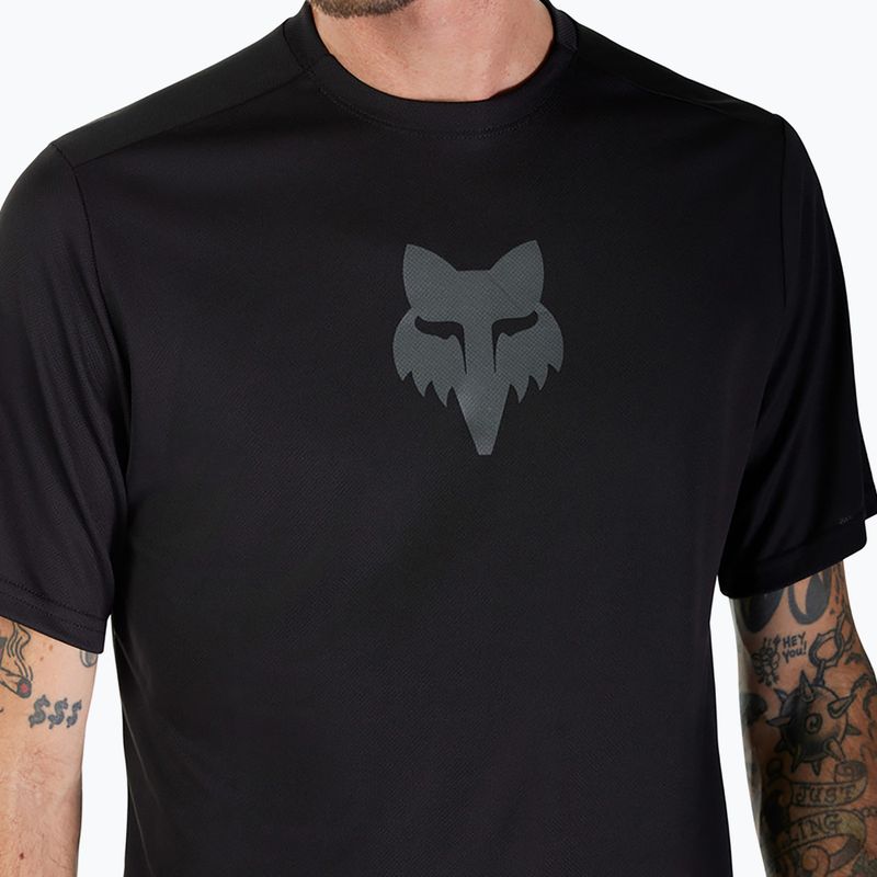 Herren Radtrikot Fox Racing Ranger Fox Head schwarz 3