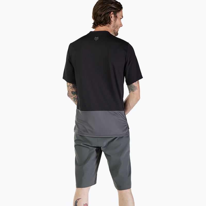 Herren Radtrikot Fox Racing Ranger Wordmark schwarz 2
