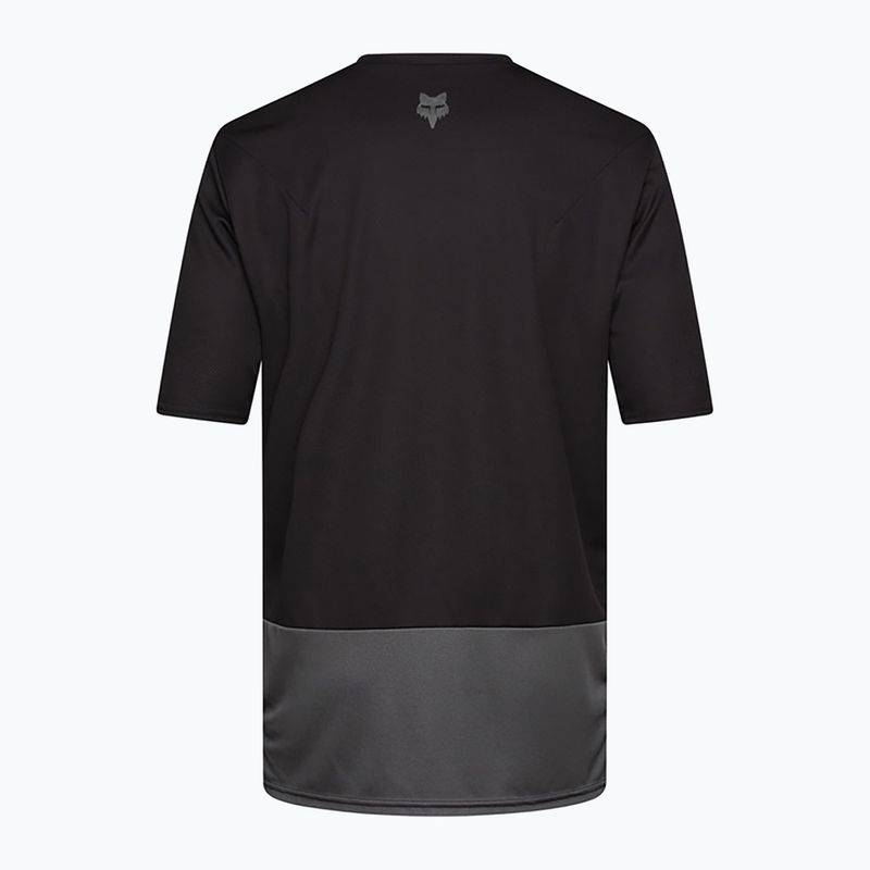 Herren Radtrikot Fox Racing Ranger Wordmark schwarz 6